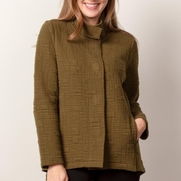 Habitat CLothes to Live In Lightweight Pucker Weave Jacket Size Large - Picture 15 of 15